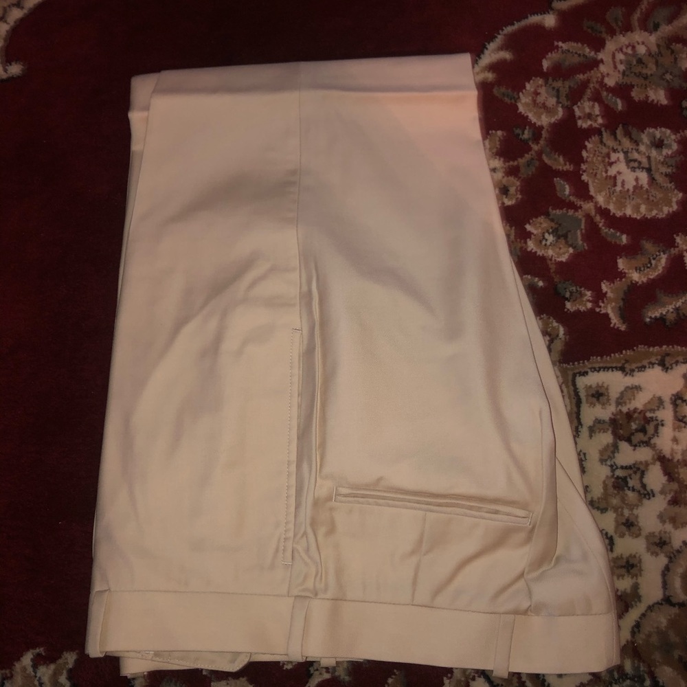 Beige custom made pants